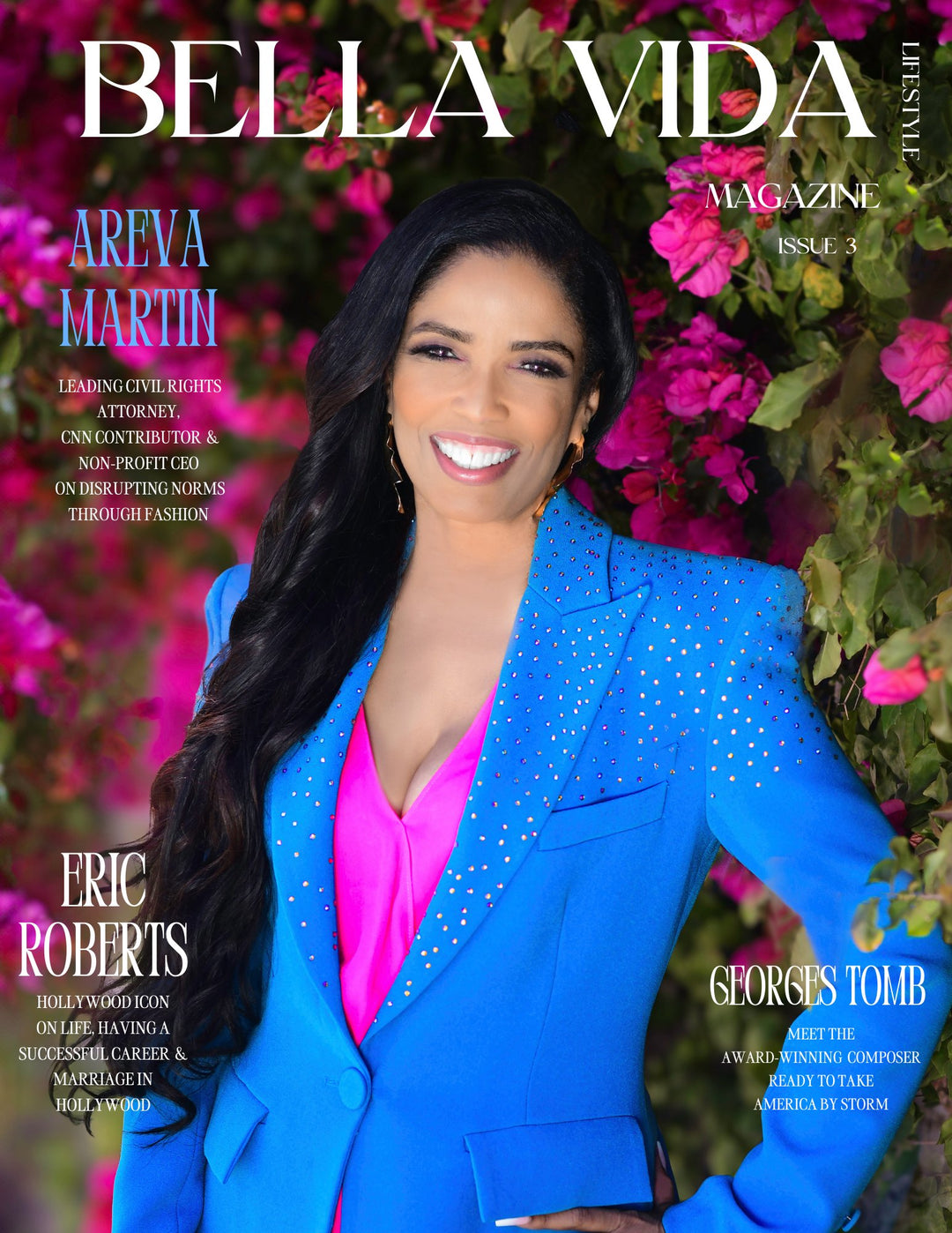 Areva Martin on cover of Bella Vida Magazine Lifestyle issue 3